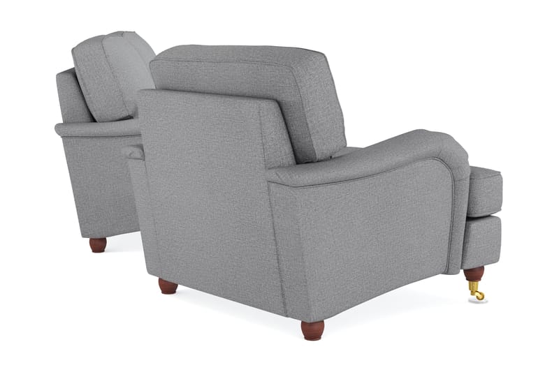 Howard Lyx Sofagruppe 3-personers Sofa + Lænestol i Stof - Lysegrå - Møbler - Sofaer - Sofagrupper - Howard sofagruppe