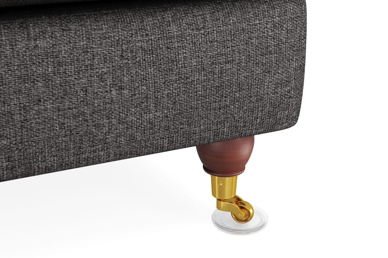 Howard Lyx Sofagruppe 3-personers Sofa + Chaiselongstol i Stof - Mørkegrå - Møbler - Sofaer - Sofagrupper - Howard sofagruppe