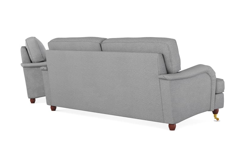 Howard Lyx Sofagruppe 3-personers + 2-personers Stofsofa - Lysegrå - Møbler - Sofaer - Sofagrupper - Howard sofagruppe