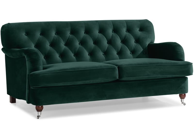 Howard Riviera Sofagruppe 2-pers+3-pers+Lænestol+Skammel Sva - Mørkegrøn - Howard sofagruppe