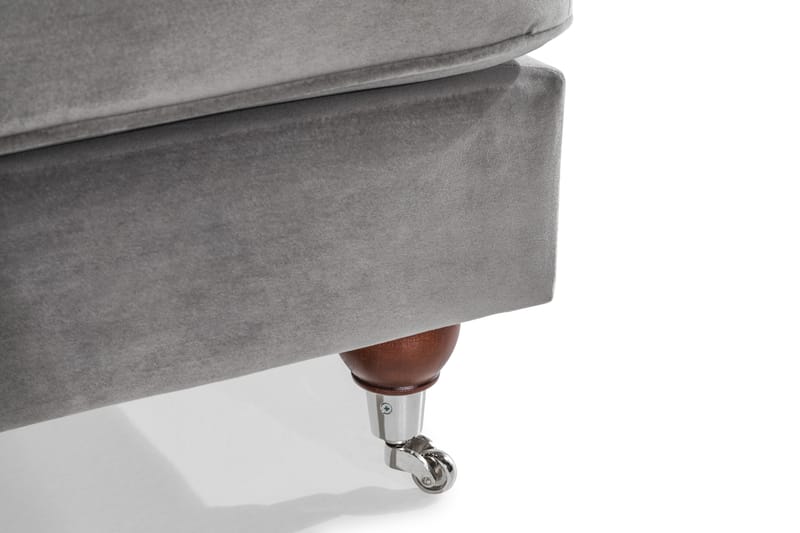 Howard Riviera Sofagruppe 2-pers+3-pers+Lænestol+Skammel Sva - Sølvgrå - Møbler - Sofaer - Sofagrupper - Howard sofagruppe