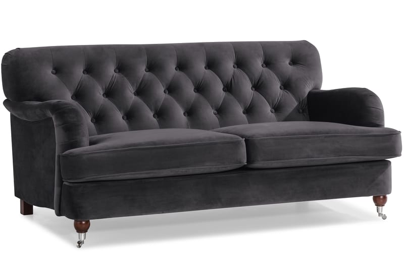 Howard Riviera Sofagruppe 2-Pers.+3-Pers.+Lænestol+Puf - Mørkegrå - Møbler - Sofaer - Sofagrupper - Howard sofagruppe