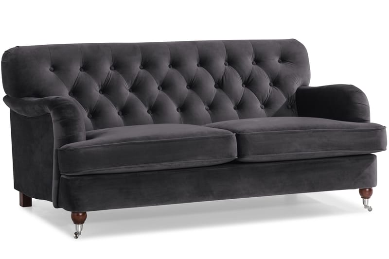Howard Riviera Sofagruppe 2-Pers.+3-Pers.+Lænestol+Puf - Mørkegrå - Howard sofagruppe
