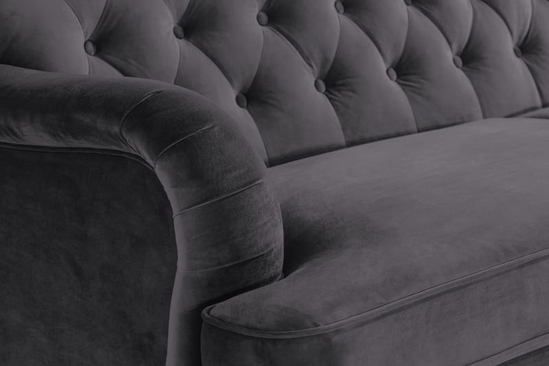 Howard Riviera Sofagruppe 2-Pers.+3-Pers.+Lænestol+Puf - Mørkegrå - Møbler - Sofaer - Sofagrupper - Howard sofagruppe
