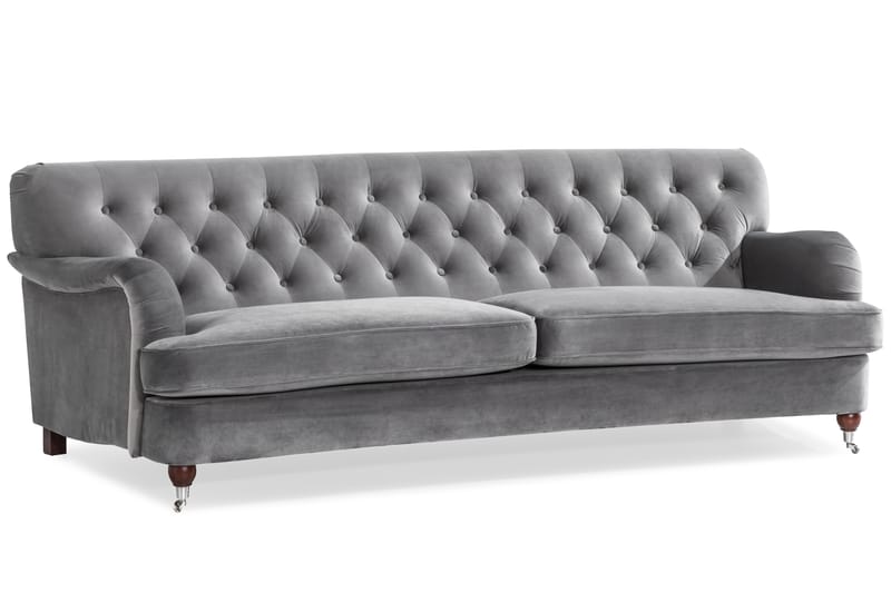 Howard Riviera Sofagruppe 2-pers+3-pers+Lænestol+Skammel Sva - Sølvgrå - Møbler - Sofaer - Sofagrupper - Howard sofagruppe