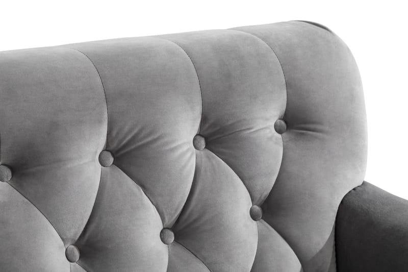 Howard Riviera Sofagruppe 2-pers+3-pers+Lænestol+Skammel Sva - Sølvgrå - Møbler - Sofaer - Sofagrupper - Howard sofagruppe