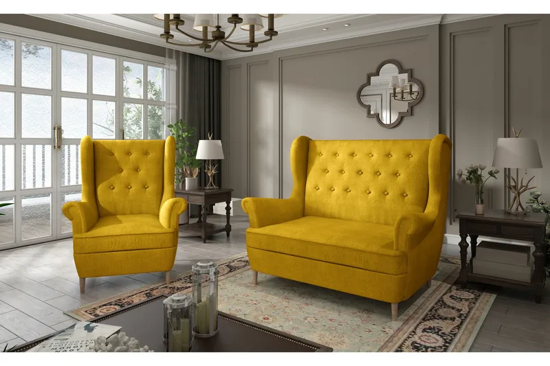Tiny sofagruppe, Gul