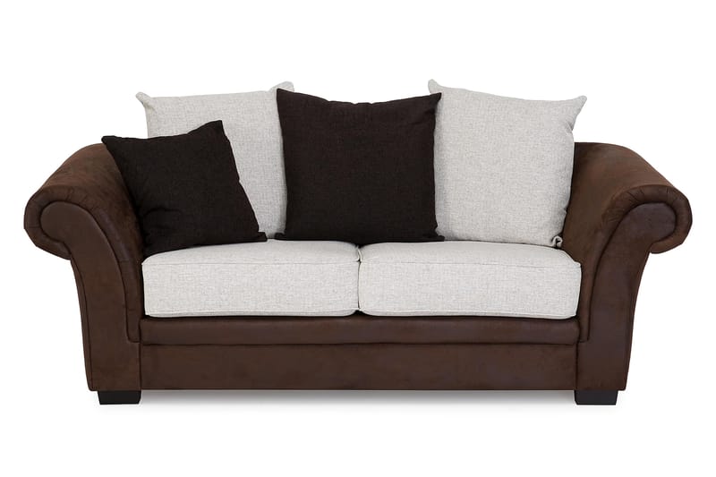 Toronto Sofagruppe 2-Pers+Lænestol - Brun/Beige - Møbler - Sofaer - Sofagrupper - Howard sofagruppe