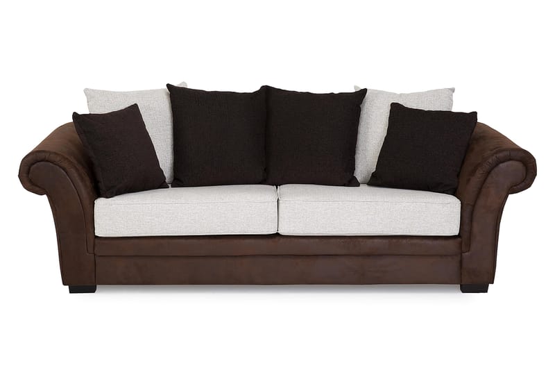 Toronto Sofagruppe 3-Pers+Lænestol - Brun/Beige - Møbler - Sofaer - Sofagrupper - Howard sofagruppe