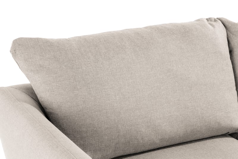 Trend Sofagruppe 3-personers + 2-personers Sofa + Lænestol + Fodskammel i Stof - Beige - Møbler - Sofaer - Sofagrupper - Howard sofagruppe