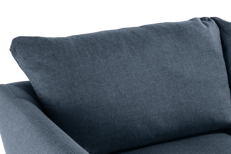 Trend Sofagruppe 3-personers + 2-personers Sofa + Lænestol + Fodskammel i Stof - Blå - Møbler - Sofaer - Sofagrupper - Howard sofagruppe