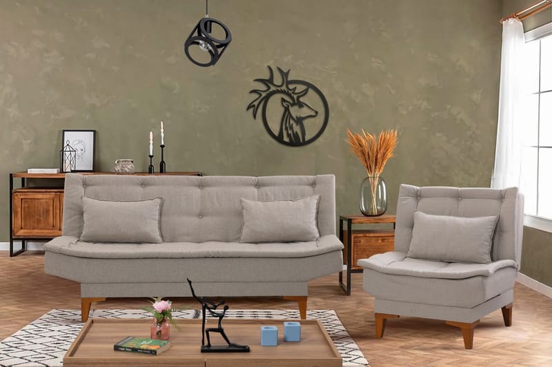 Hunterville Sofagruppe - Cream - Møbler - Sofaer - Sofagrupper