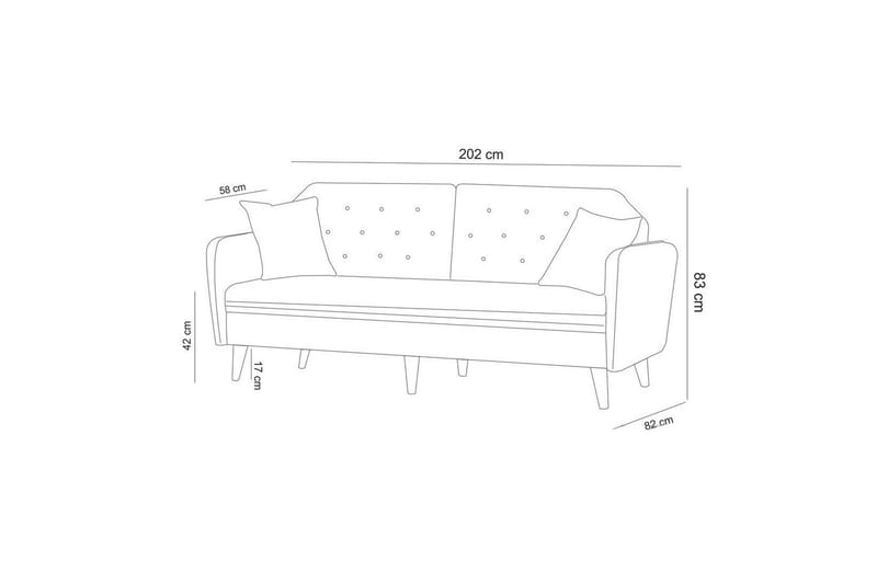 Interlaken Sofagruppe - Cream - Møbler - Sofaer - Sofagrupper