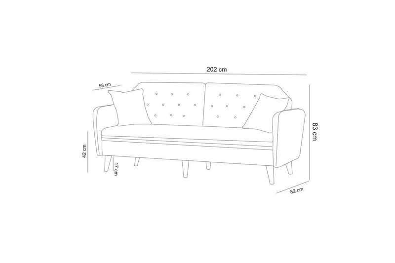 Interlaken Sofagruppe - Cream - Møbler - Sofaer - Sofagrupper