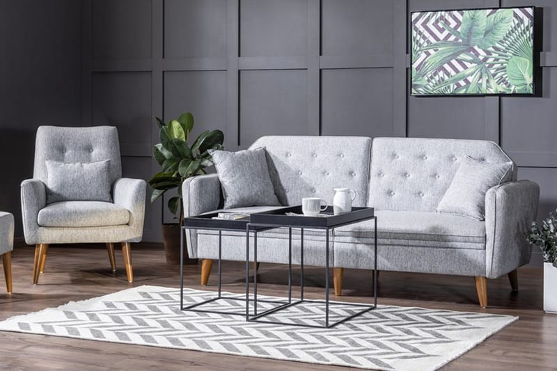 Interlaken Sofagruppe - Grå - Møbler - Sofaer - Sofagrupper