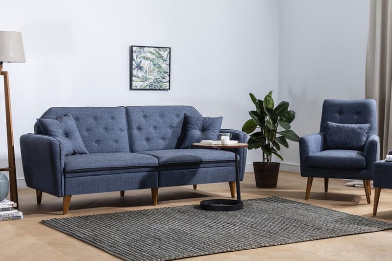 Interlaken Sofagruppe - Mørkeblå - Møbler - Sofaer - Sofagrupper
