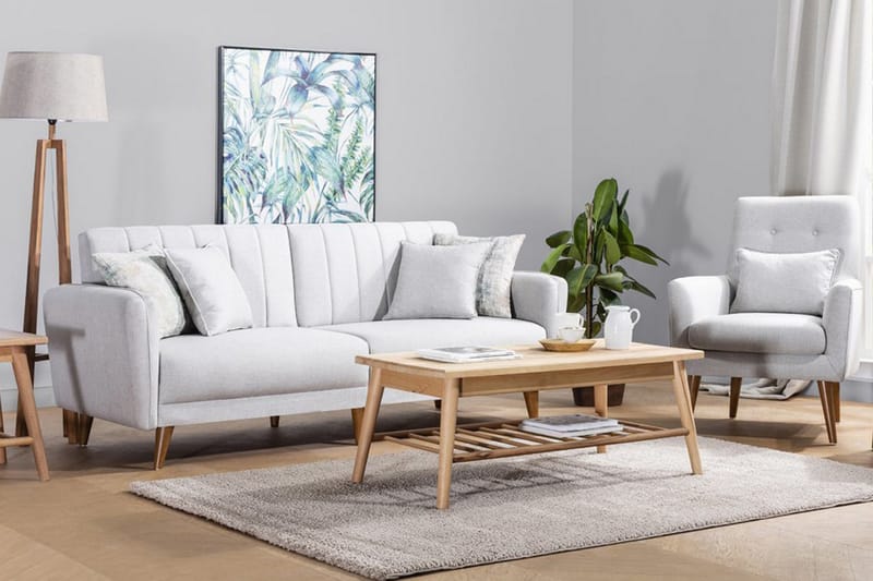 Lepinas Sofagruppe - Cream - Møbler - Sofaer - Sofagrupper