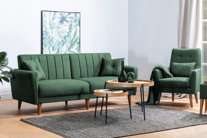 Lepinas Sofagruppe - Grøn - Møbler - Sofaer - Sofagrupper