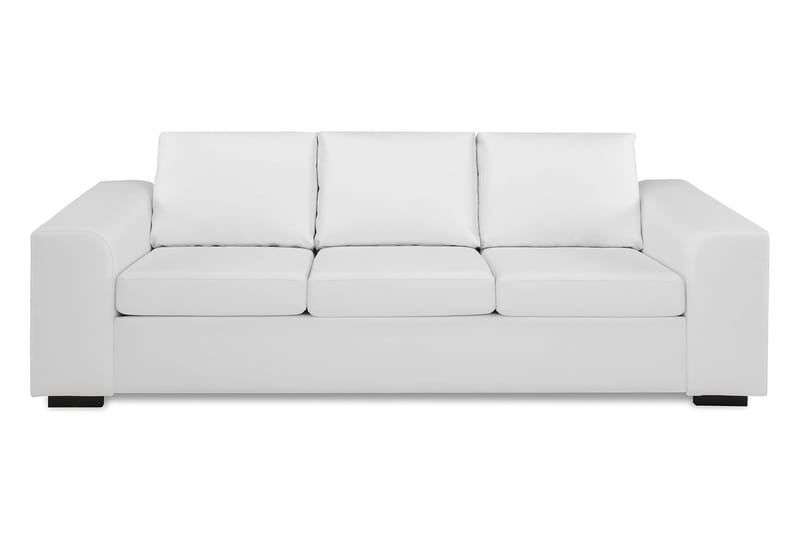 Link Sofagruppe 3-personers+2-personers Økolæder - Hvid - Møbler - Sofaer - Sofagrupper