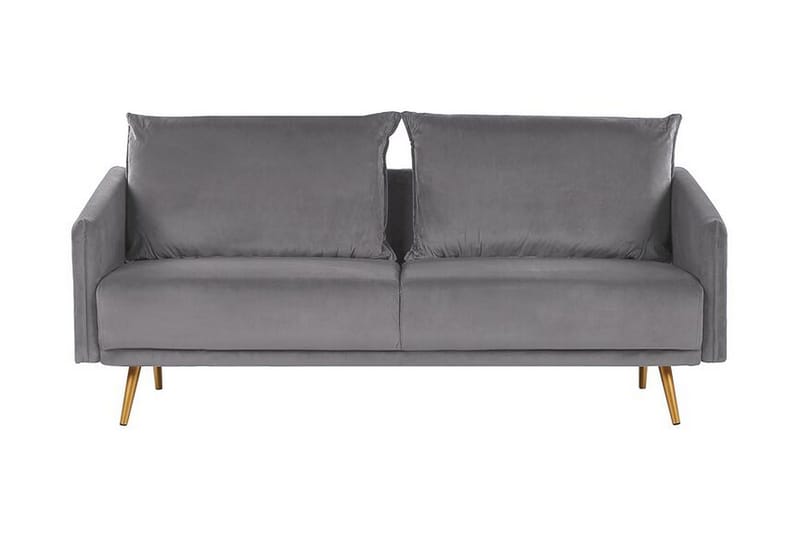 Maurana Sofagruppe 2-Pers. + 3-Pers. - Velour/Grå - Møbler - Sofaer - Sofagrupper