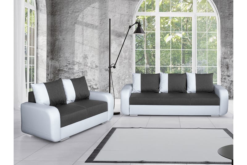 Mono sofasæt - Grå / Hvid - Sofagrupper