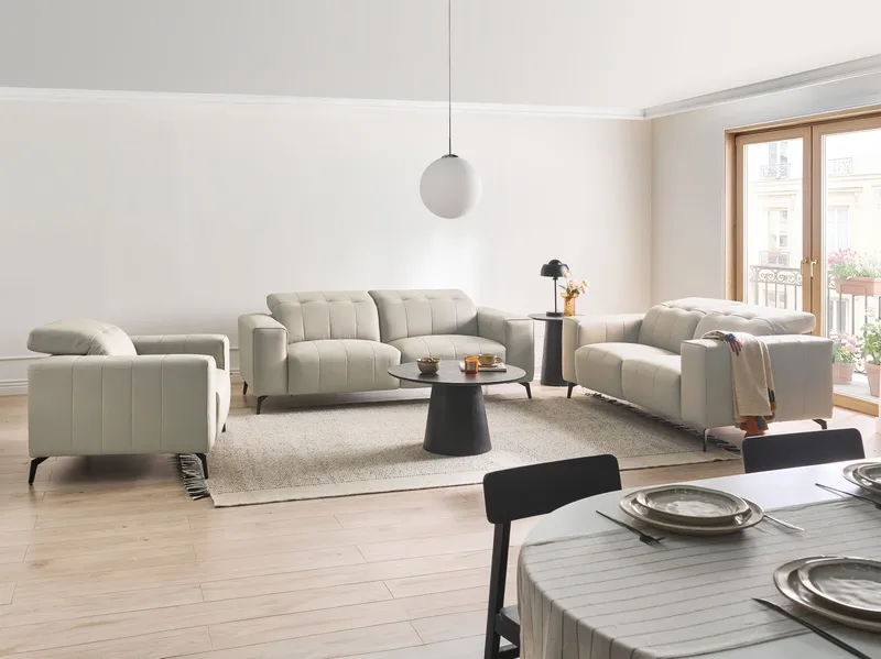 Sofagruppe Ommel - Lys beige - Møbler - Sofaer - Sofagrupper