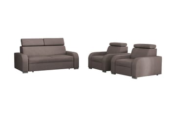 Oslo Stuesæt - Brun - Møbler - Sofaer - Sofagrupper
