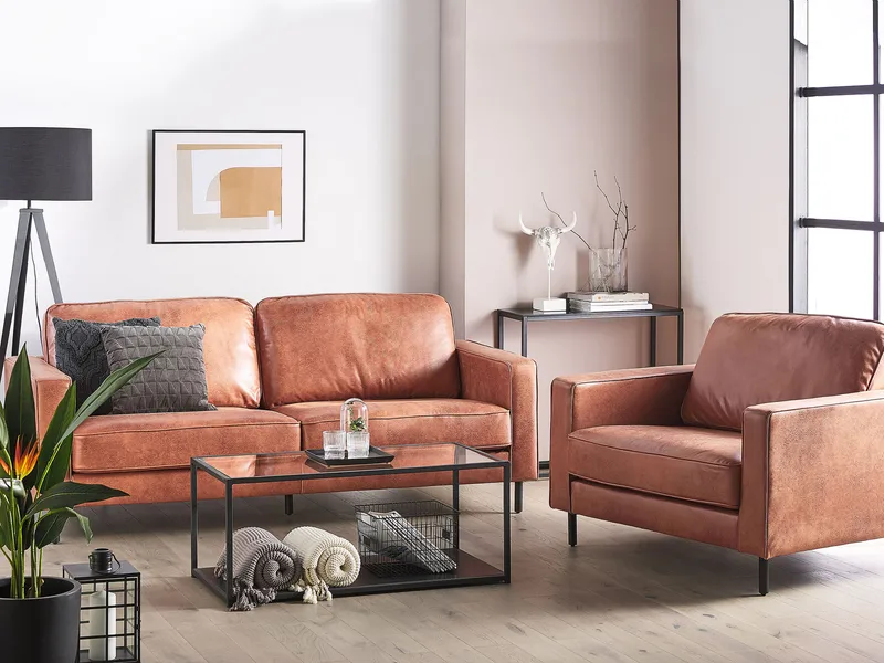 Sofagruppe Savalen - Gyldenbrun - Møbler - Sofaer - Sofagrupper