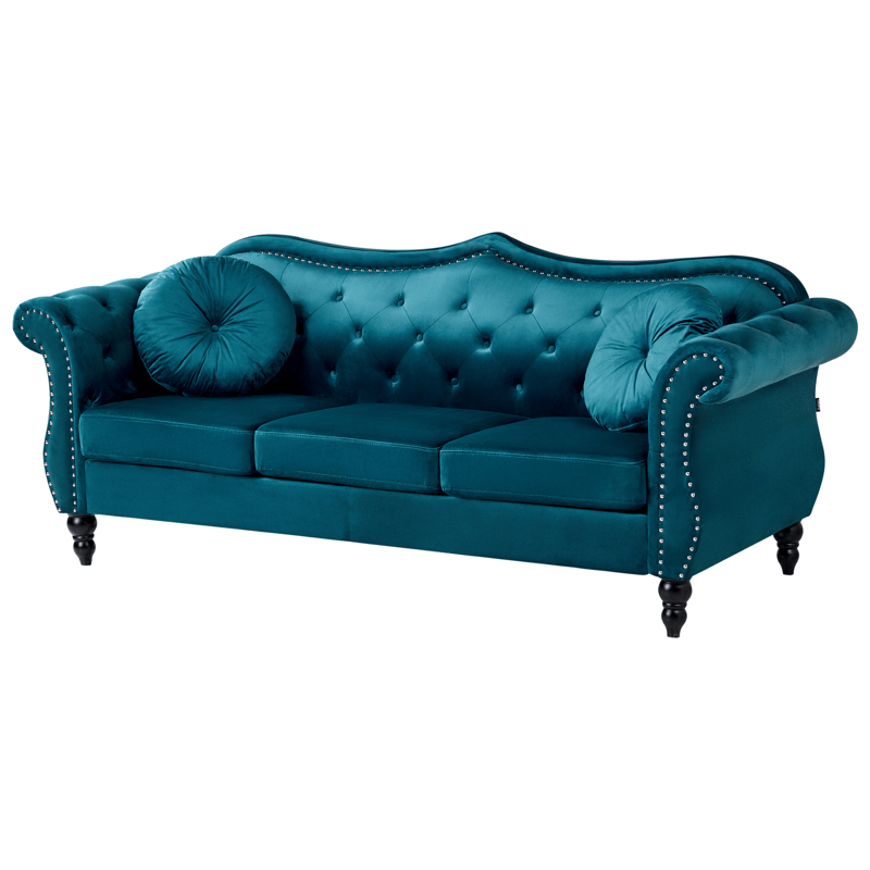 Sofagruppe Skien - Blågrøn - Møbler - Sofaer - Sofagrupper - Chesterfield sofagruppe