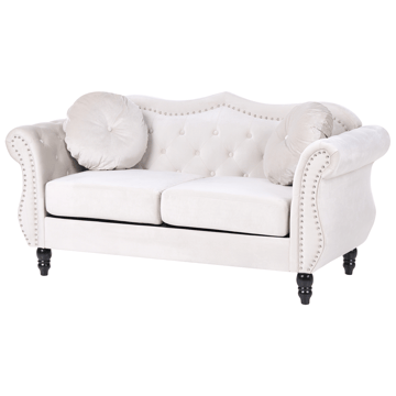 Sofagruppe Skien - Lys beige - Møbler - Sofaer - Sofagrupper - Chesterfield sofagruppe
