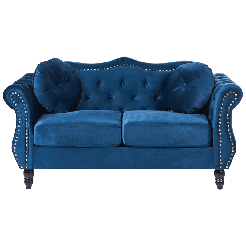 Sofagruppe Skien - Marineblå - Møbler - Sofaer - Sofagrupper - Chesterfield sofagruppe