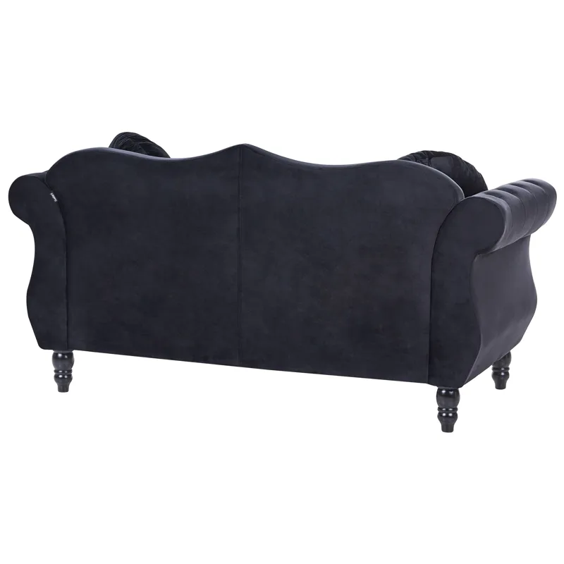 Sofagruppe Skien - Sort - Møbler - Sofaer - Sofagrupper - Chesterfield sofagruppe