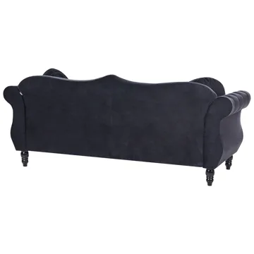 Sofagruppe Skien - Sort - Møbler - Sofaer - Sofagrupper - Chesterfield sofagruppe