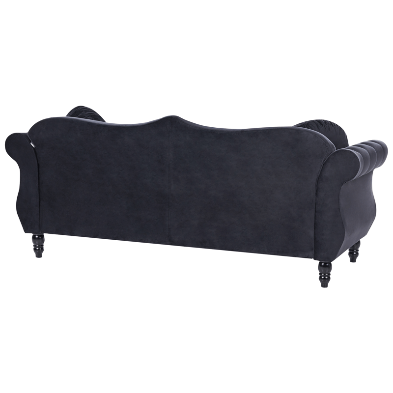 Sofagruppe Skien - Sort - Møbler - Sofaer - Sofagrupper - Chesterfield sofagruppe
