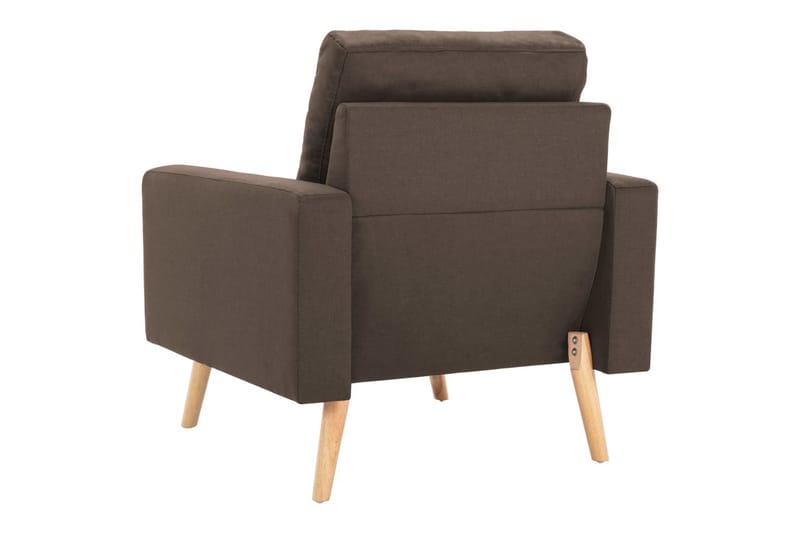 Sofasæt 2 Dele Stof Brun - Brun - Møbler - Sofaer - Sofagrupper