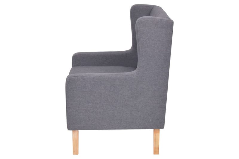 Sofasæt I 2 Dele Stof Grå - Grå - Møbler - Sofaer - Sofagrupper