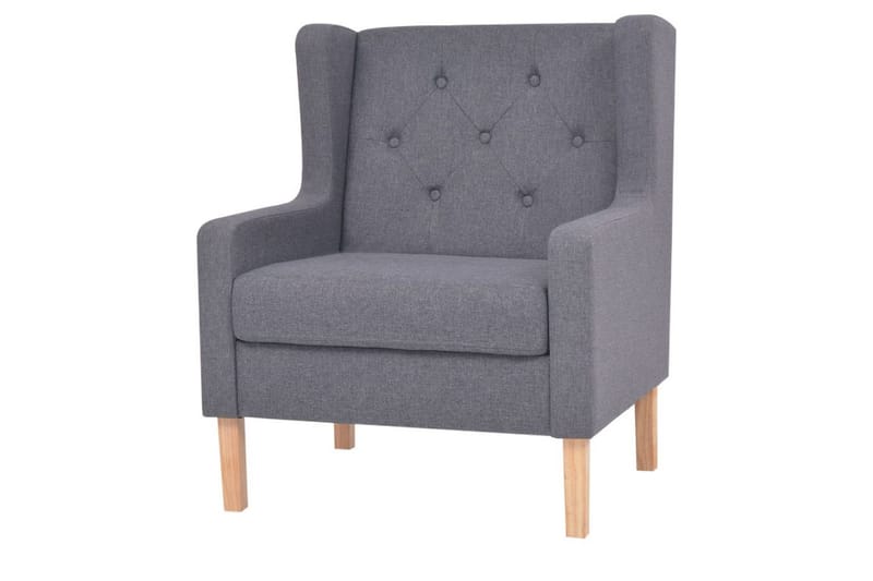 Sofasæt I 2 Dele Stof Grå - Grå - Møbler - Sofaer - Sofagrupper