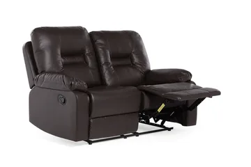 Rovik sofagruppe 2-personers+3-personers+lænestol - Brun - Møbler - Sofaer - Recliner sofaer
