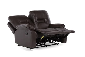 Rovik sofagruppe 2-personers+3-personers+lænestol - Brun - Møbler - Sofaer - Recliner sofaer