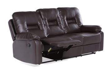 Rovik sofagruppe 2-personers+3-personers+lænestol - Brun - Møbler - Sofaer - Recliner sofaer