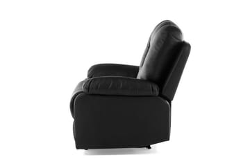 Rovik sofagruppe 2-personers+3-personers+lænestol - Sort - Møbler - Sofaer - Recliner sofaer