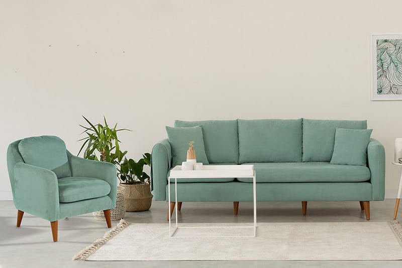 Sofiko Sofagruppe - Grøn - Møbler - Sofaer - Sofagrupper