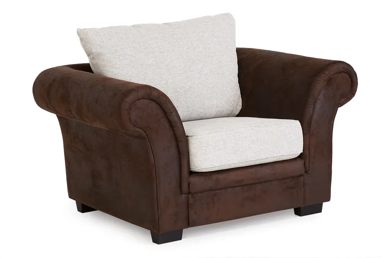 Toronto Sofagruppe 2-Pers+3-Pers+Lænestol - Brun/Beige - Møbler - Sofaer - Sofagrupper - Sofasæt 3+2+1
