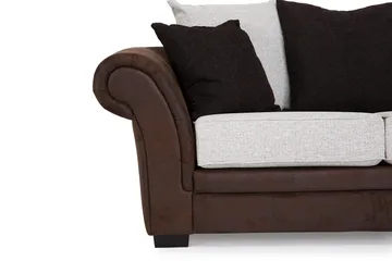 Toronto Sofagruppe 2-Pers+3-Pers+Lænestol - Brun/Beige - Møbler - Sofaer - Sofagrupper - Sofasæt 3+2+1