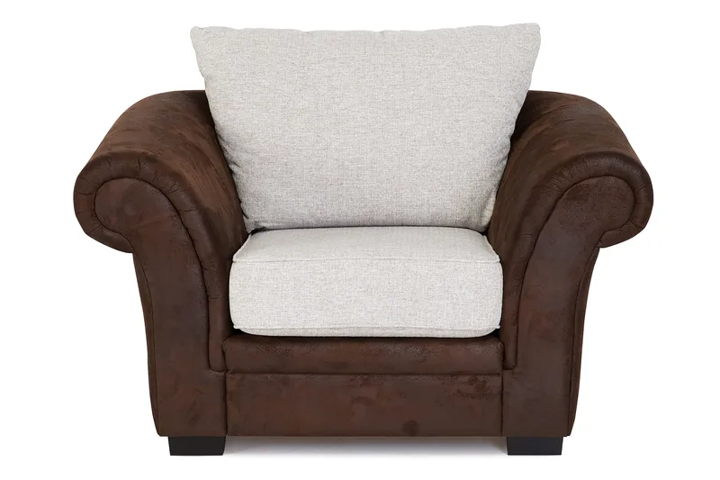 Toronto Sofagruppe 2-Pers+3-Pers+Lænestol - Brun/Beige - Møbler - Sofaer - Sofagrupper - Sofasæt 3+2+1