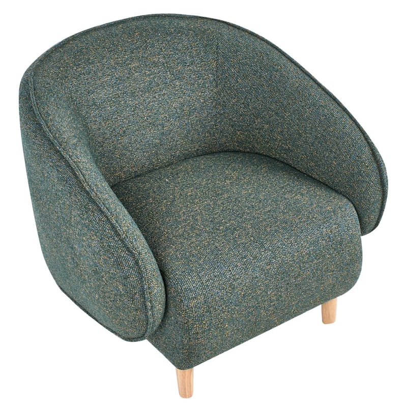 Sofagruppe Umea - Grøn, lyst træ - Møbler - Sofaer - 4 personers sofa