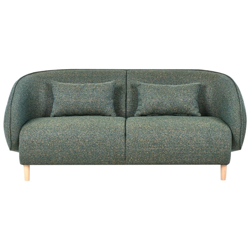 Sofagruppe Umea - Grøn, lyst træ - Møbler - Sofaer - 4 personers sofa