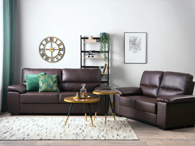 Sofagruppe Vogar - Mørkebrun - Møbler - Sofaer - Sofagrupper
