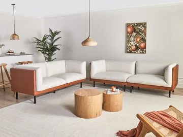 Sofagruppe Vorgod Stof - Off-White - Møbler - Sofaer - Sofagrupper