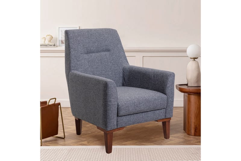 Wyong Sofagruppe 3-personers Sofa + Lænestol - Mørkegrå - Møbler - Sofaer - Sofagrupper
